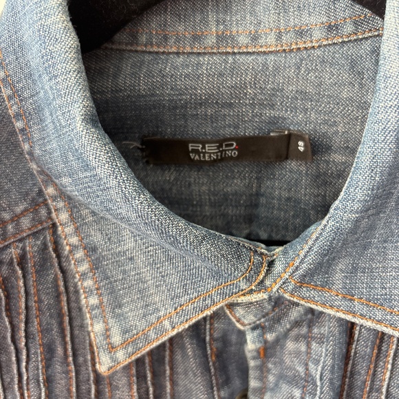 Valentino denim button-up - Picture 4 of 5